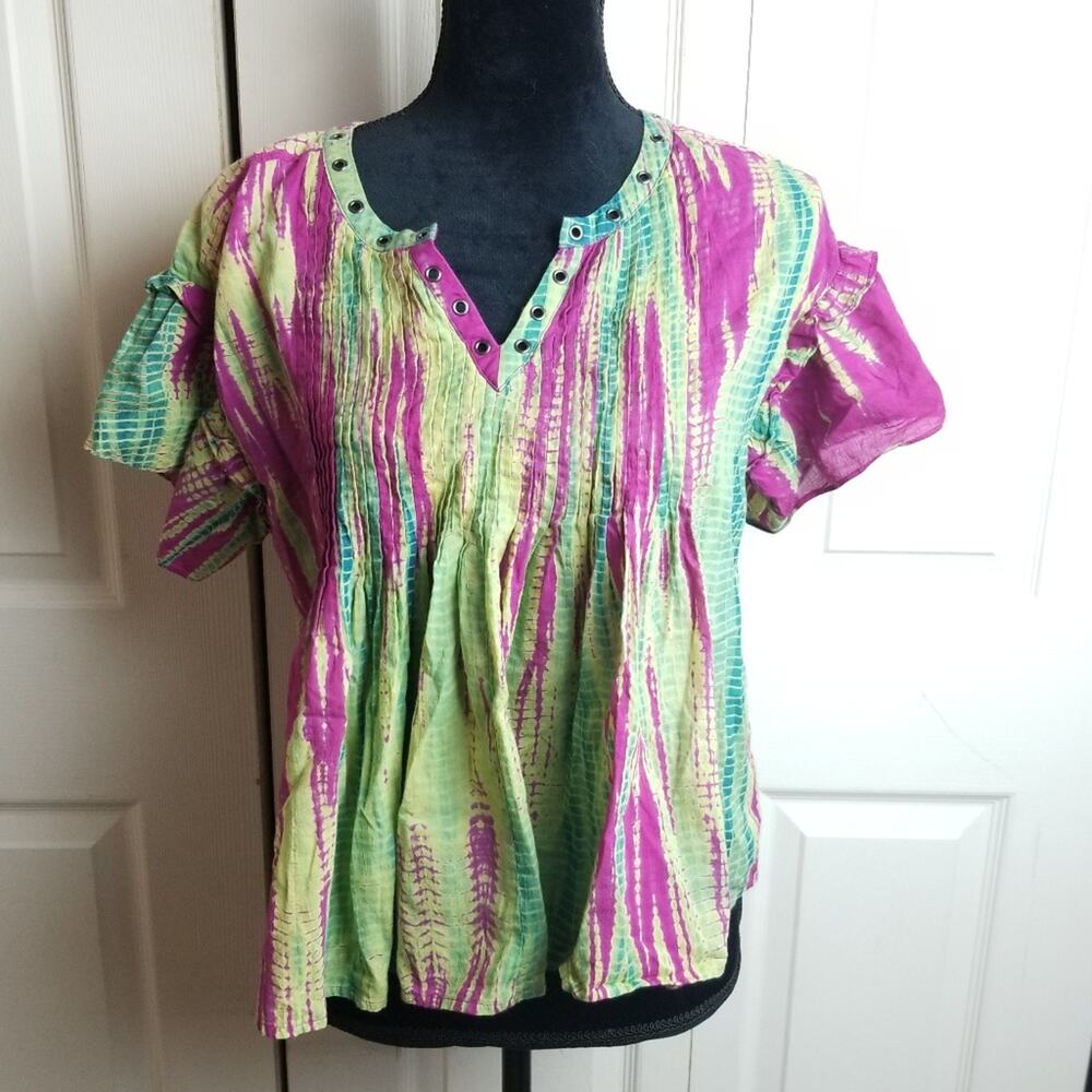 COPY - Rebecca Minkoff top size small colorful v …